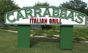 Monument sign