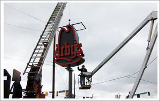 Pylon Sign Installation
