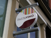 Past Vino Blade Sign Boulder Colorado