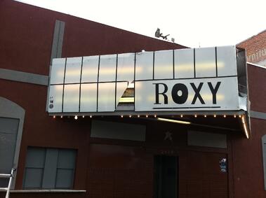 roxy theater, sign restoration, sign fabrication