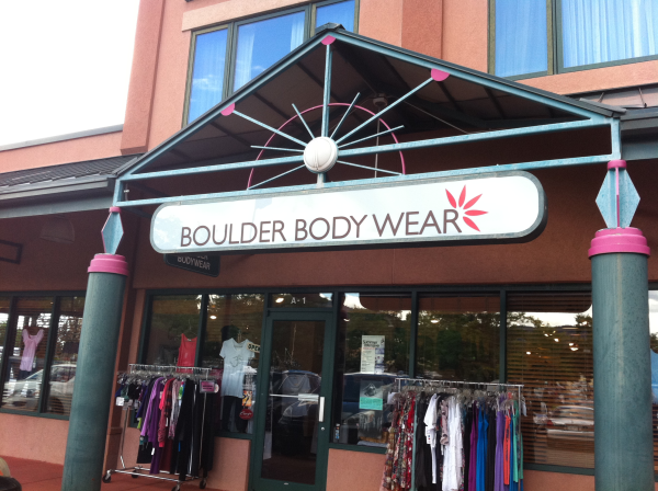 Boulder Body Wear Building  custom Sign