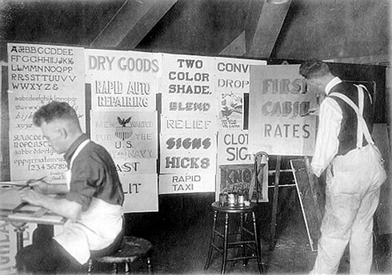 Historical Sign design