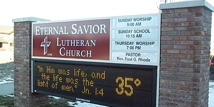 church led signs 