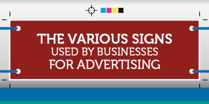 Business Signs for Advertising infographic