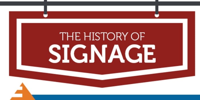 the history of signage