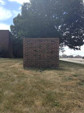 brick monument sign Kansas City