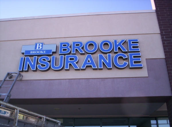 insurance and banking channel letter signs