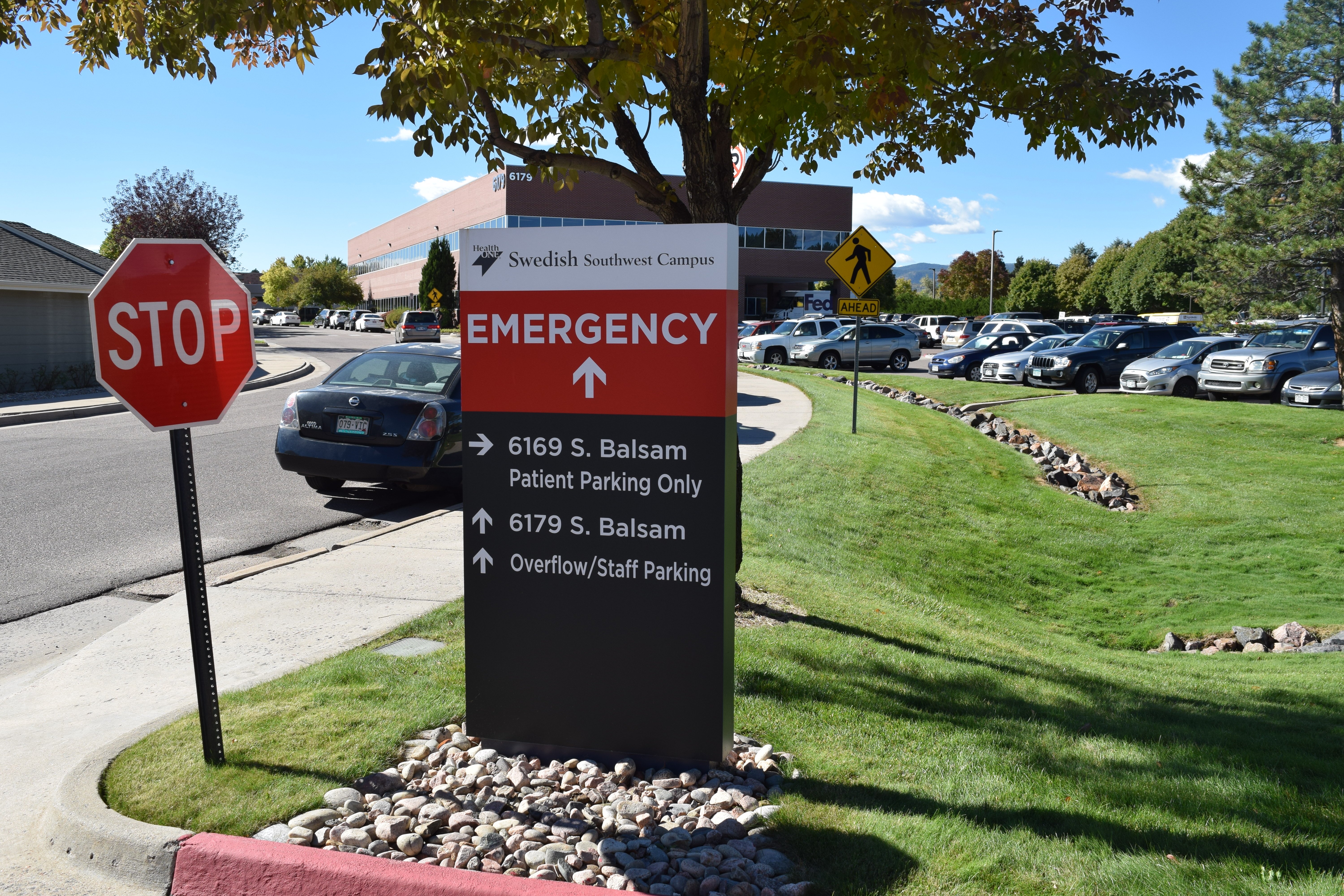 Small Hospital Monument Sign