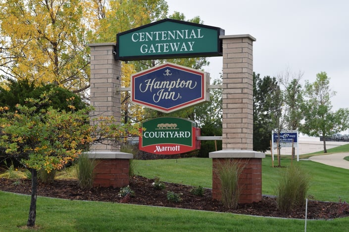 Denver Monument Sign