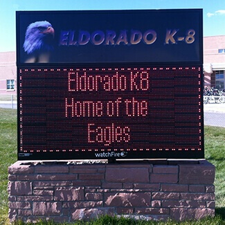 Monochrome School Signs Colorado