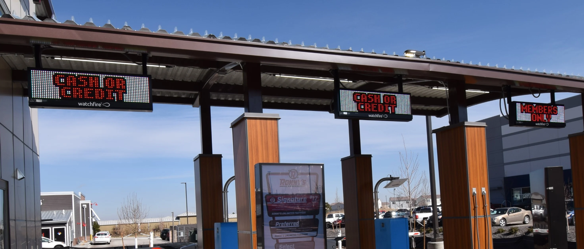 custom car wash signage