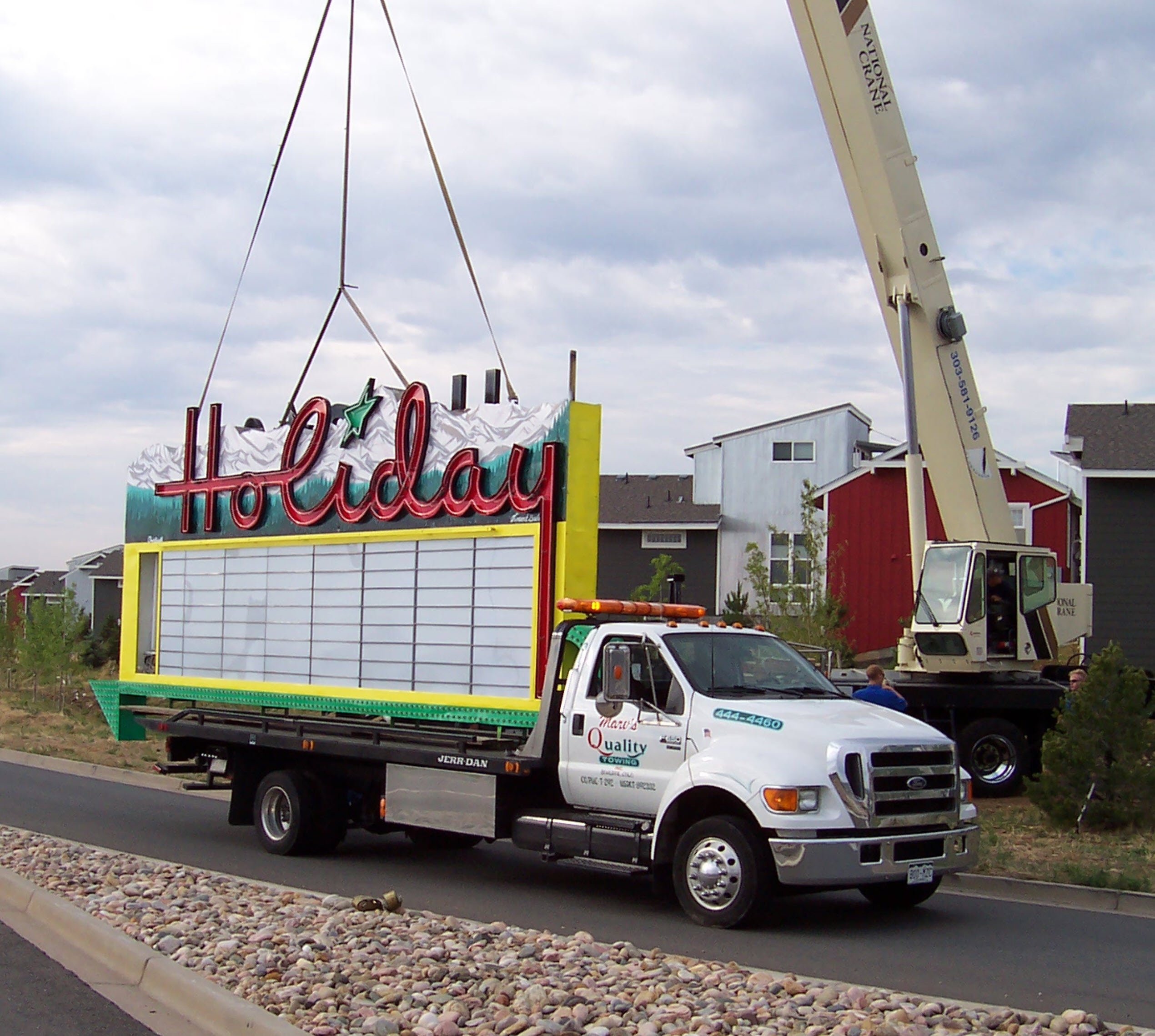 Illuminated Sign Installation