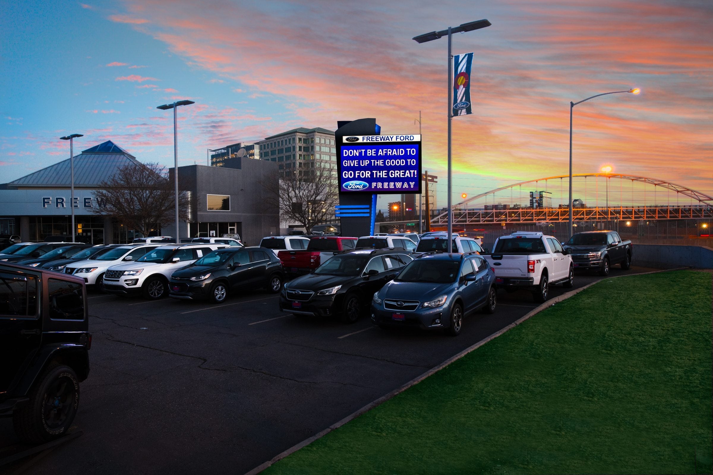 Freeway Ford, E. Evans Ave., Denver, CO